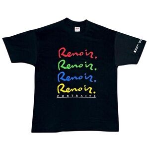 Vintage 90s Renoir Portraits Art Gallery of Canada T-Shirt Men’s Size XL Rare
